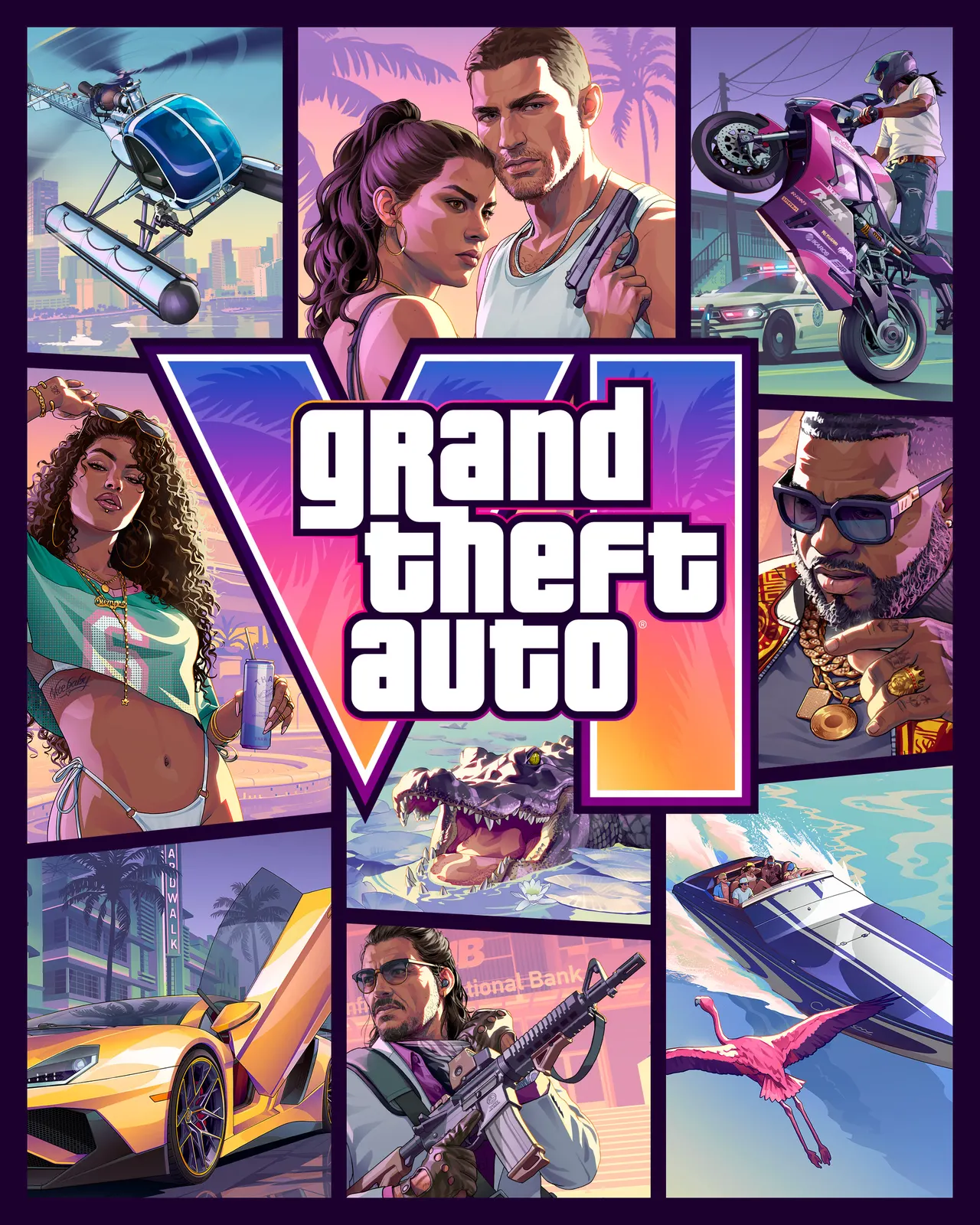باکس آرت نسخه استاندارد GTA 6