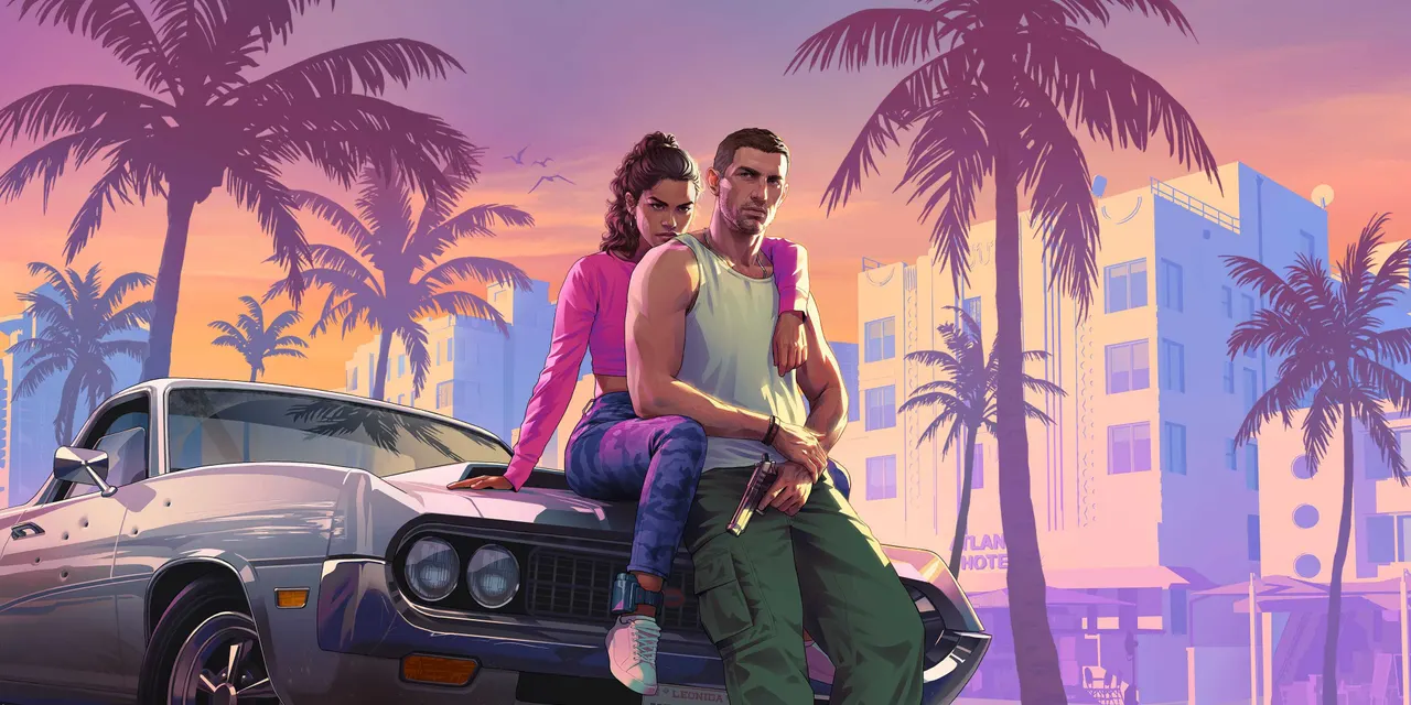 جیسون و لوسیا، شخصیت‌های اصلی GTA 6، در وایس سیتی